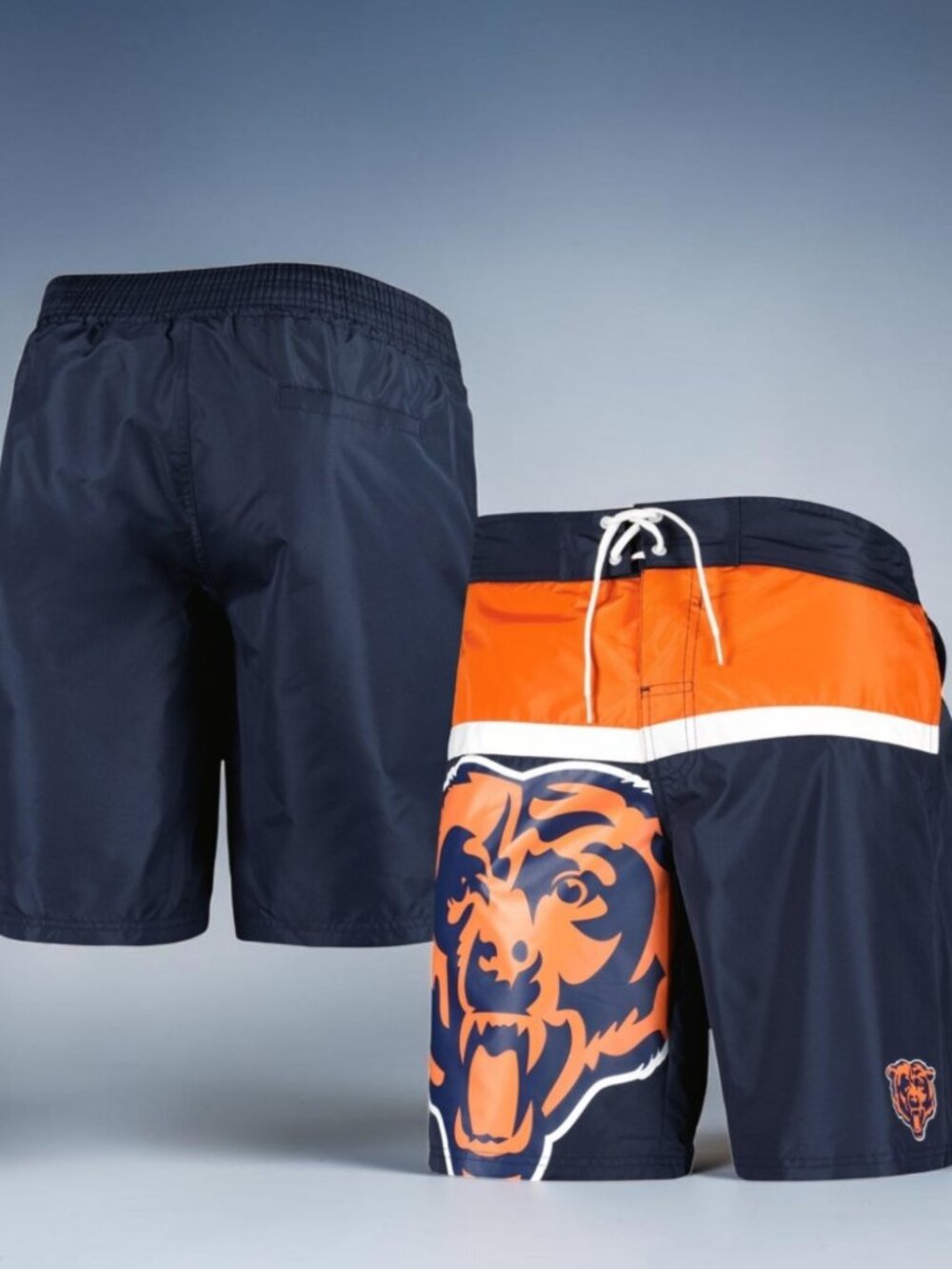 NWT G-III SPORTS Carl Banks Navy Chicago Bears Sea Wind Swim Trunks